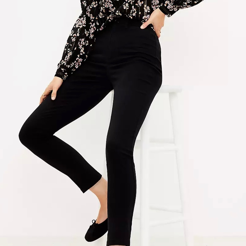 loft size 4 stretch career pants